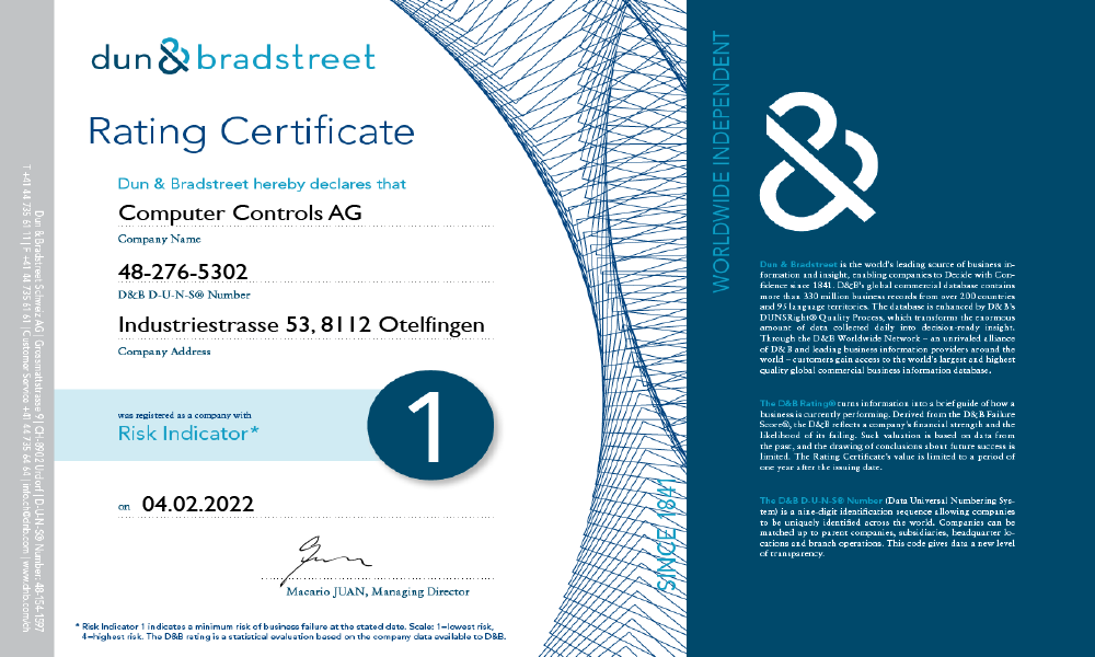 Rating_Certificate_Computer_Controls_AG_2022