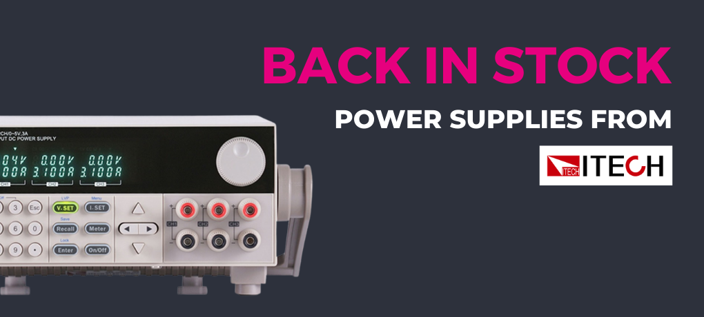 Power Supplies from ITECH back in stock