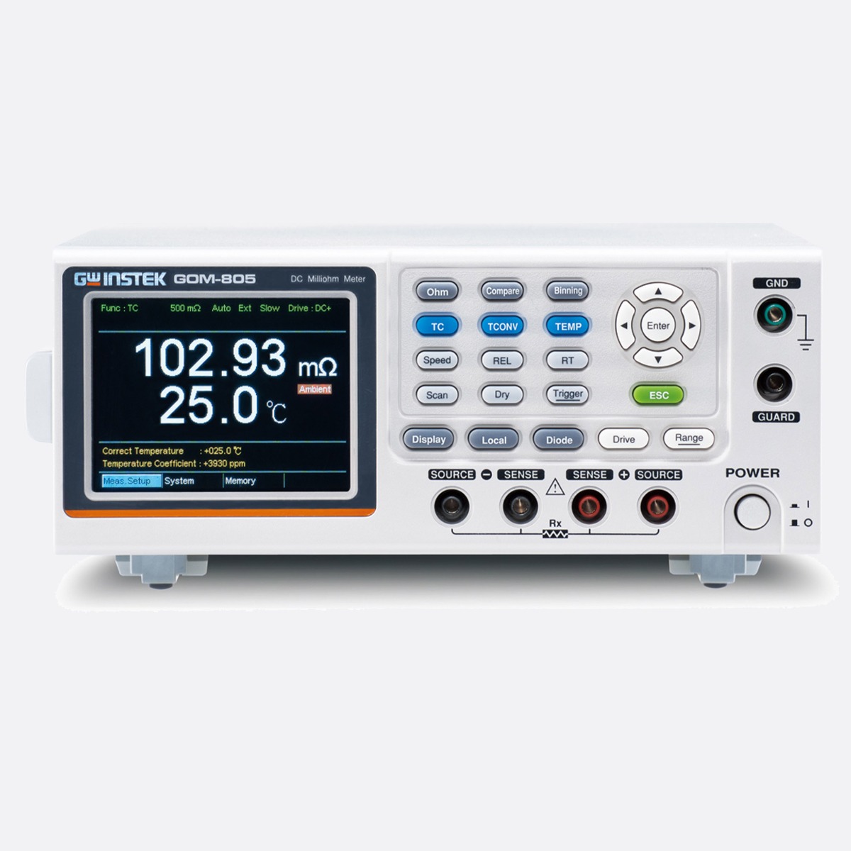 GWInstek_GOM-804_front_Ccontrols